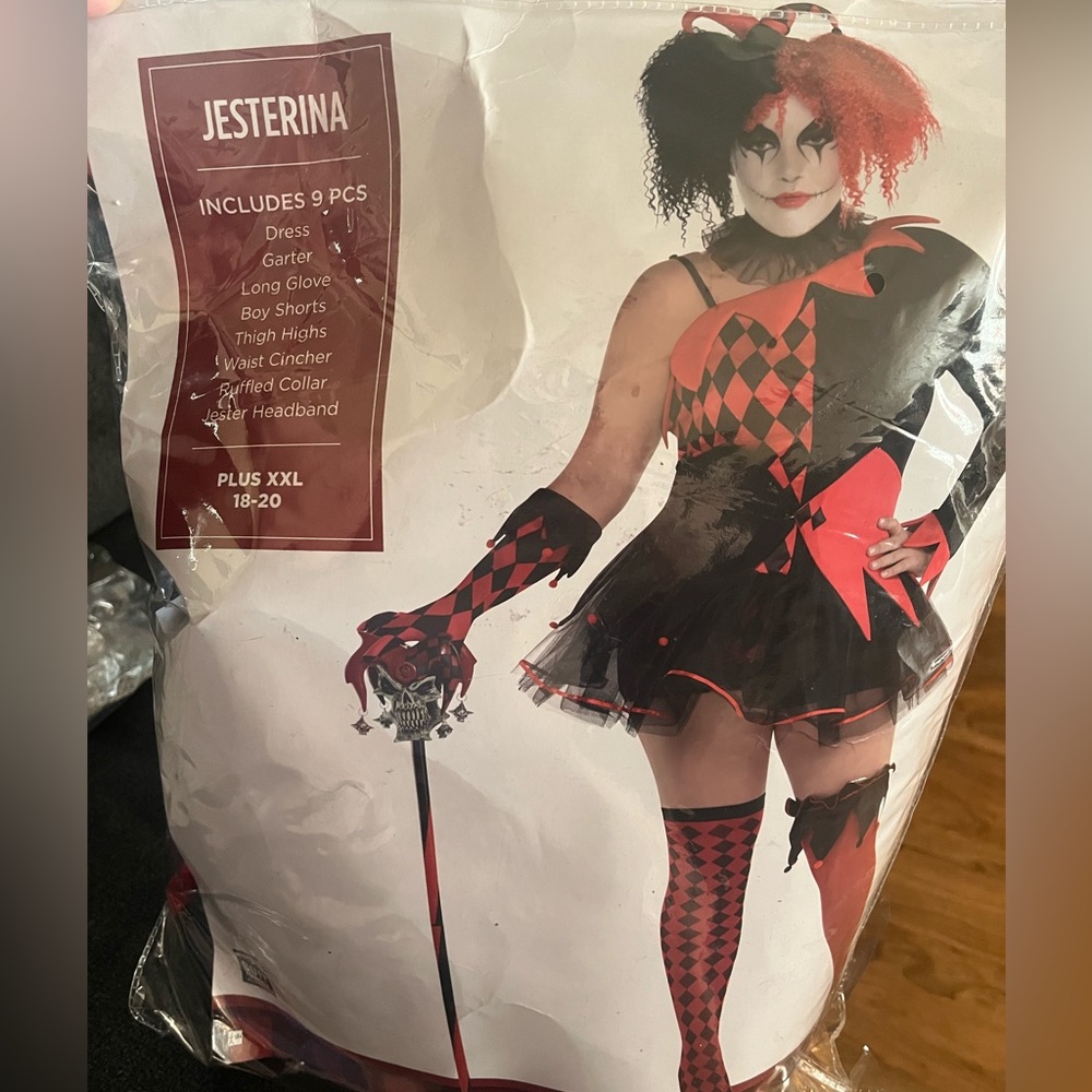 Halloween XXL Jasperina Costume Womens New